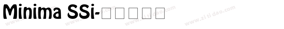 Minima SSi字体转换